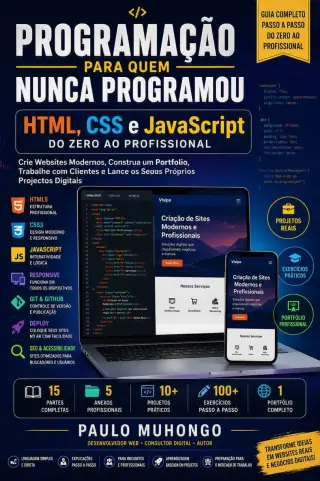 Capa do livro Programação para Quem Nunca Programou